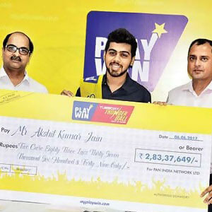 Akshit Kumar Jain- India's biggest lottery winner